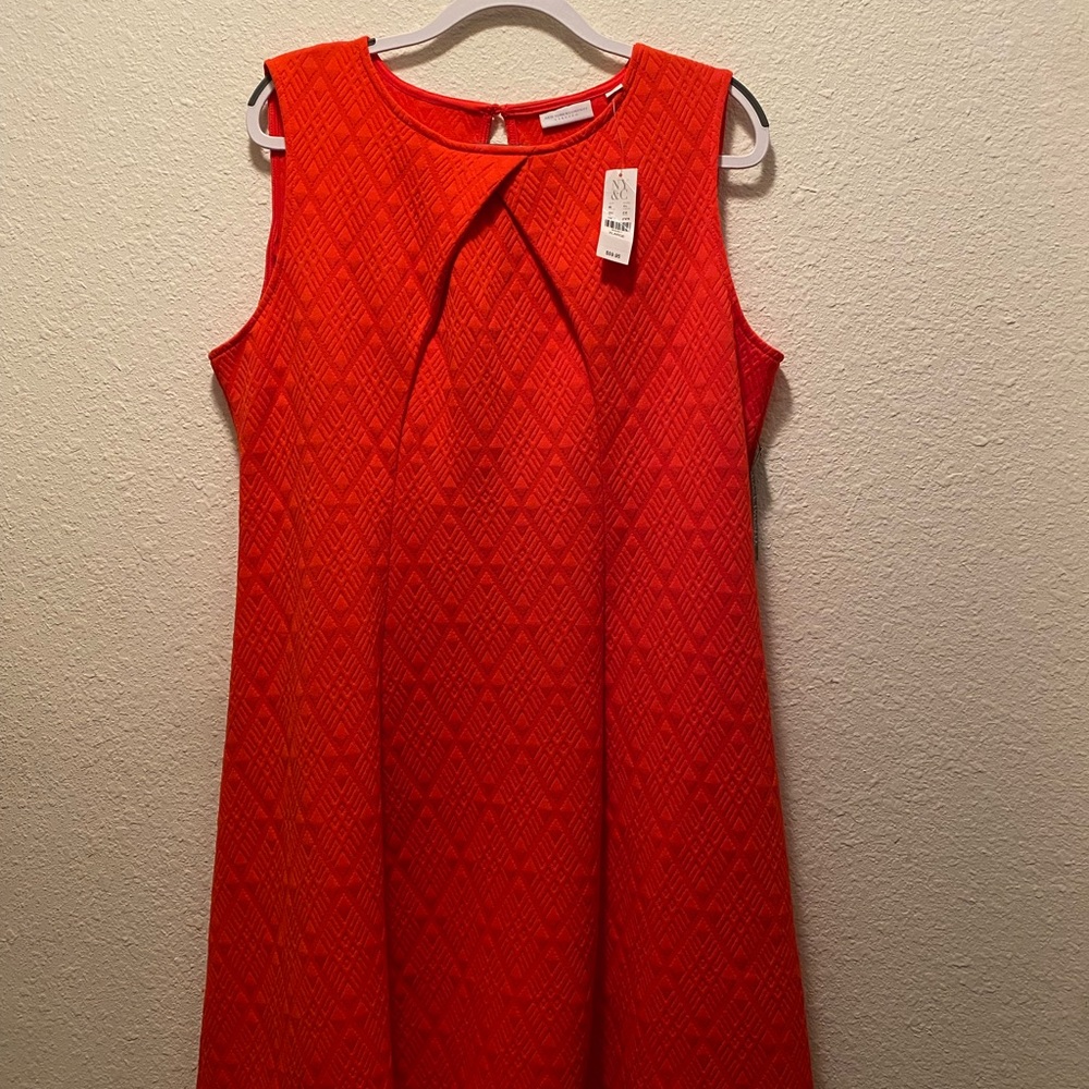 New York and Company Orange dress (never worn). Size XL